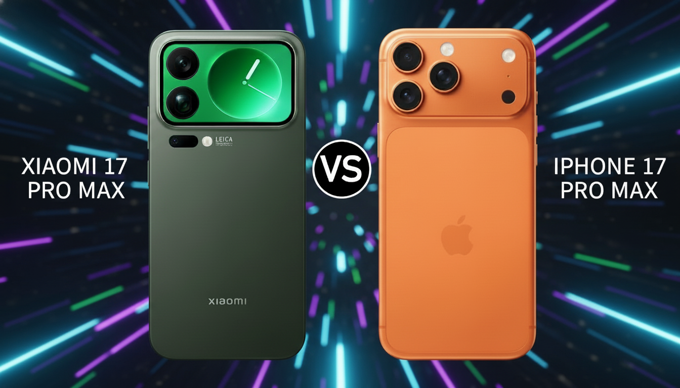 Xiaomi 17 Pro Max vs iPhone 17 Pro Max
