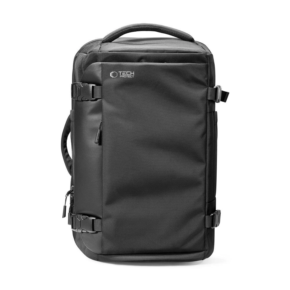Plecak kabinowy Tech-Protect Defender S40 do Ryanair i Wizz Air, 20 l, czarny