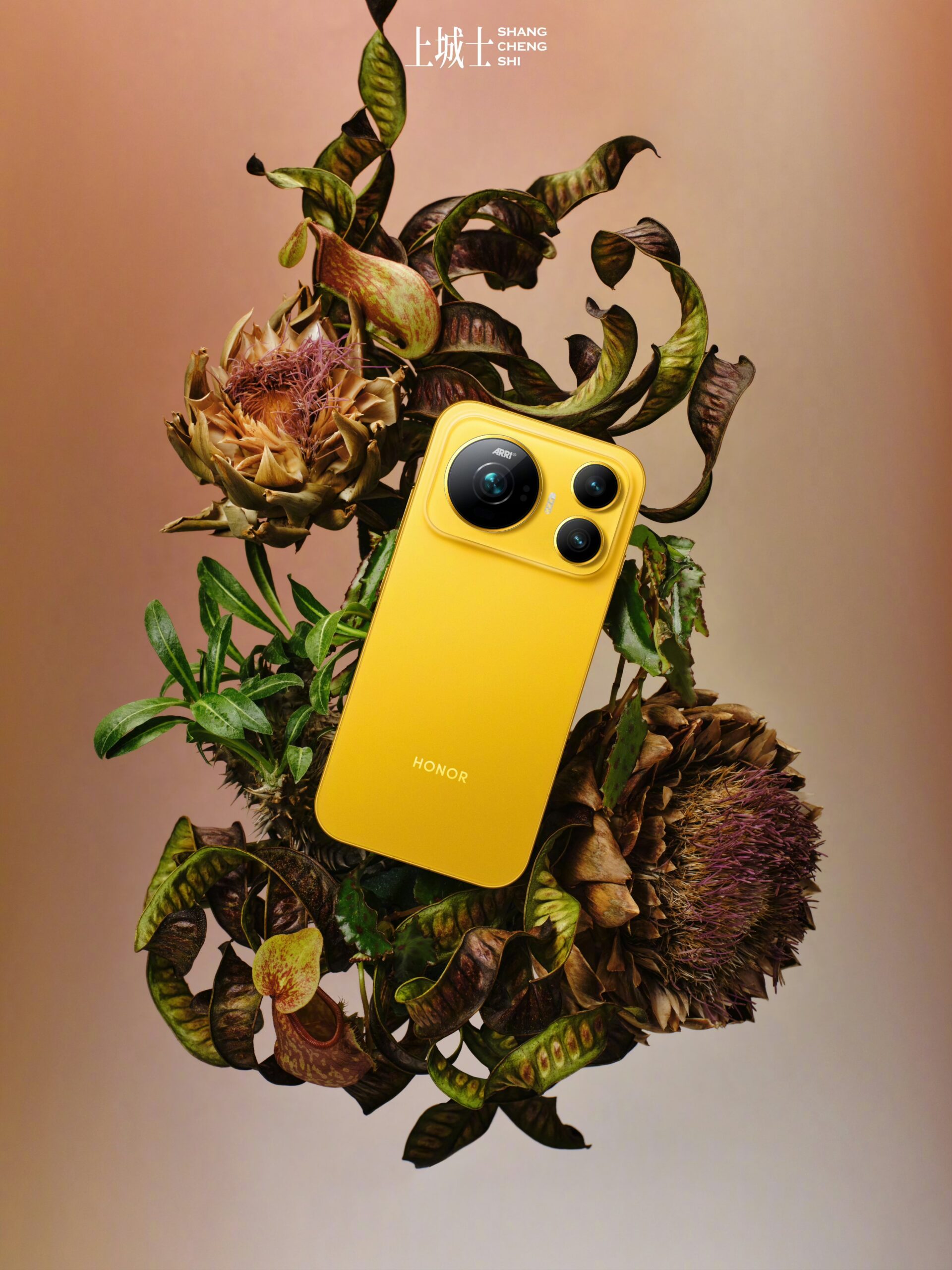 Honor Magic 9 in Popcorn Yellow color