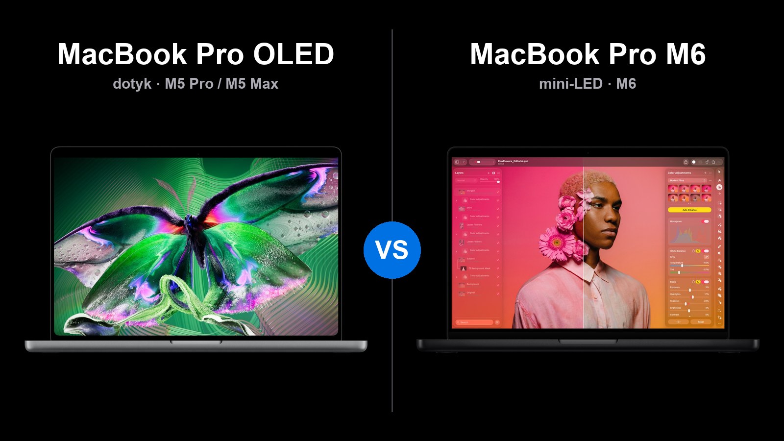 MacBook Pro OLED vs MacBook Pro z M6: porównanie