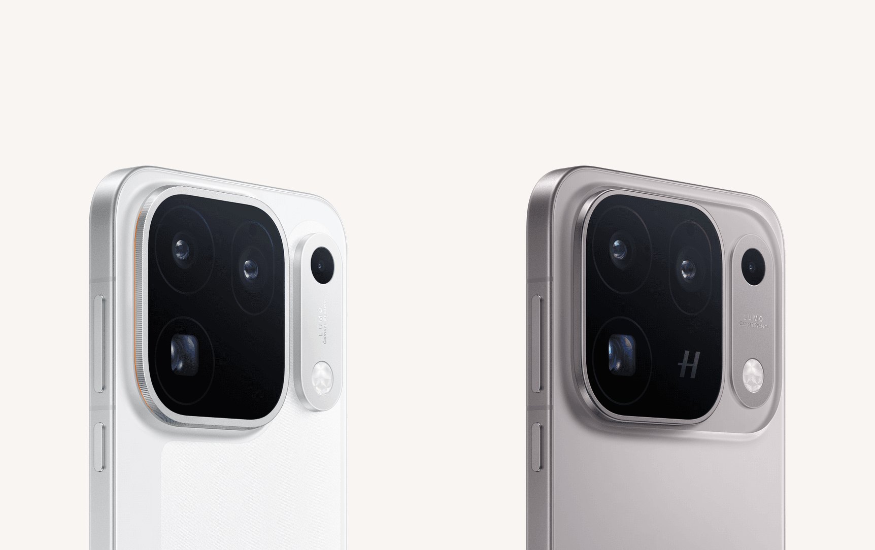 OPPO Find X10 Pro Max in Luna White and Titanium Grey colors