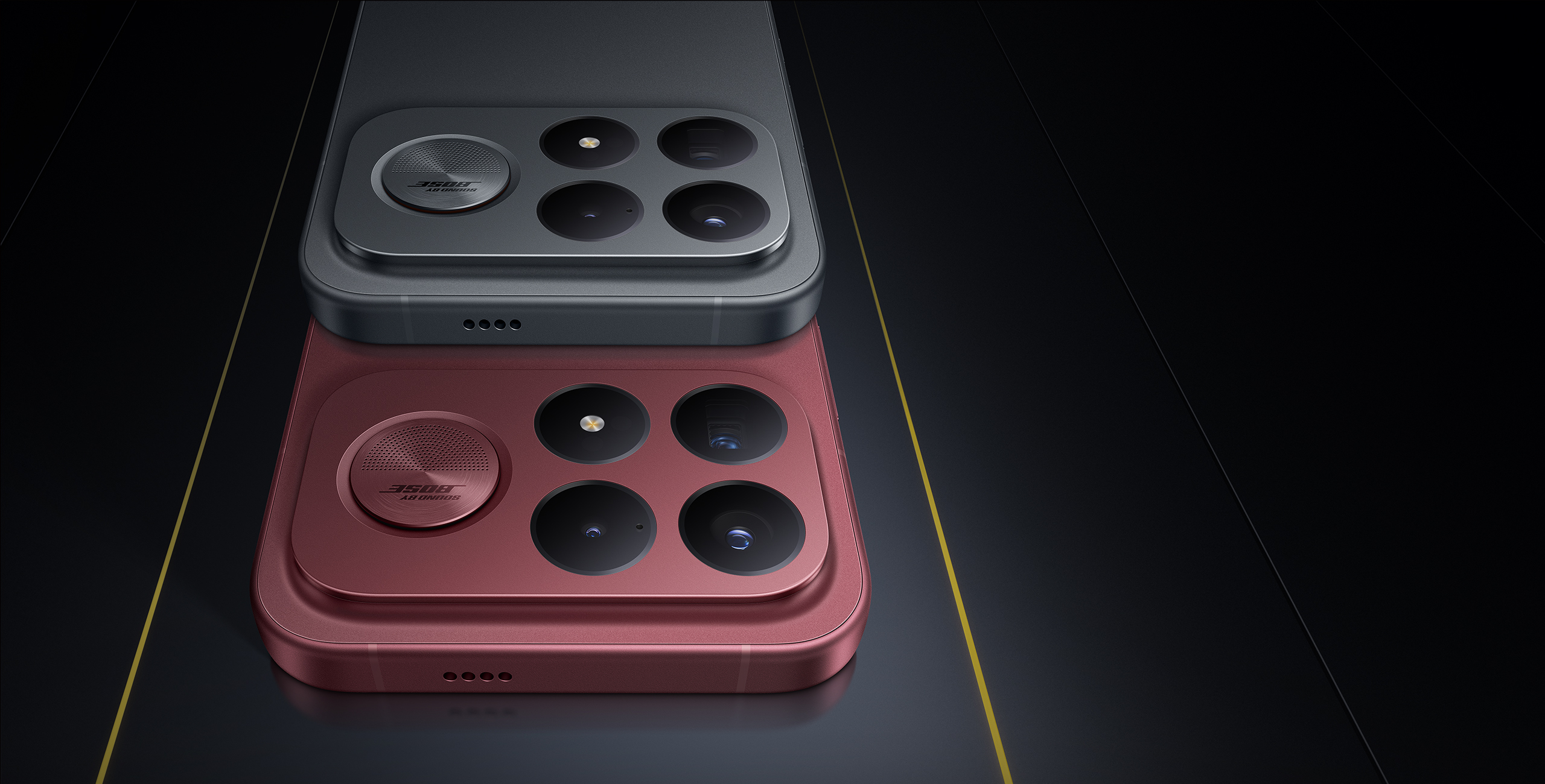 POCO F9 Ultra in black and Dark Cherry colors